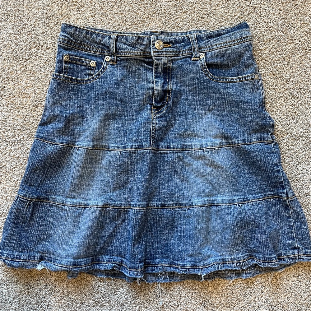 Girls Denim Skirt- Size XL (14/16)